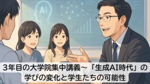 3年目の大学院集中講義で感じた「生成AI時代」の学びの変化と学生たちの可能性